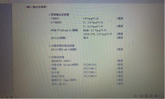 图：视频接口相关参数