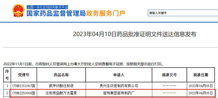 截图来源：NMPA官网