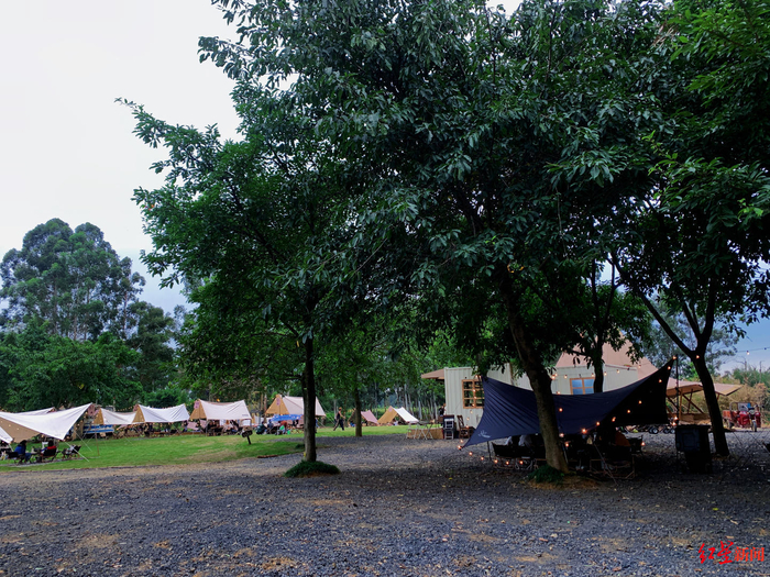 ▲成都露营营地