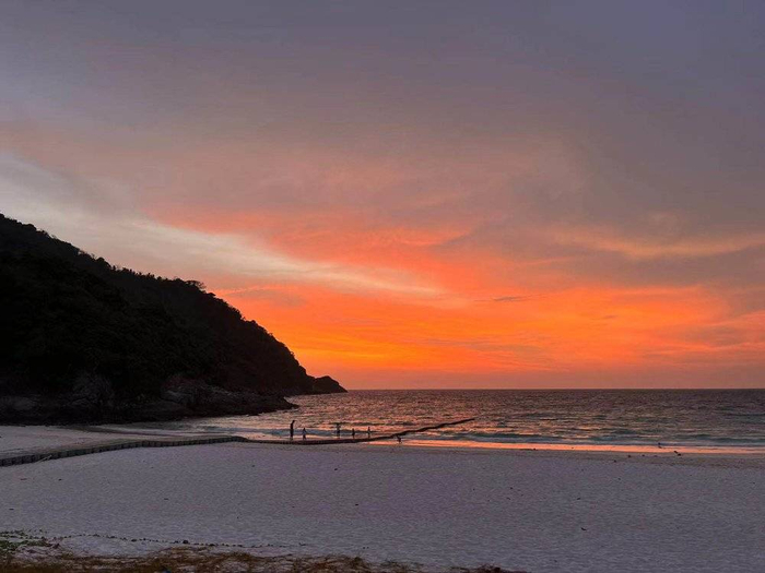 豆妈拍摄的皇帝岛海滩