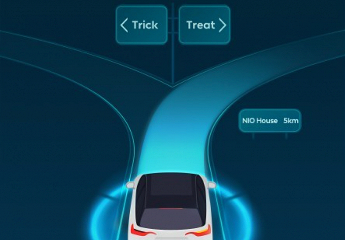 蔚来领航辅助功能，图源蔚来官方微博