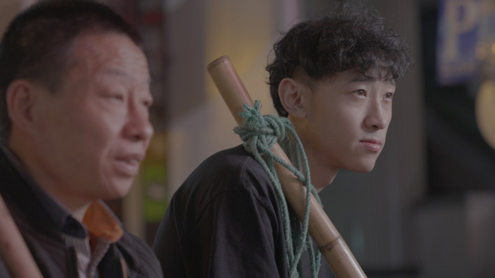 与师傅在一起的吴洪斌