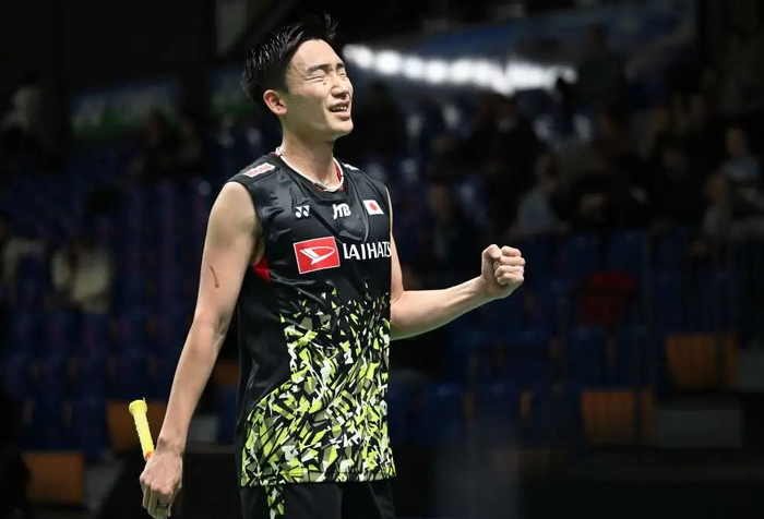 日本选手桃田贤斗。新华社/法新