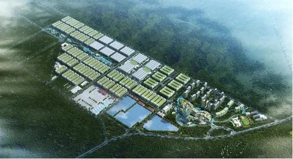 ▲湘南纺织产业基地项目效果图