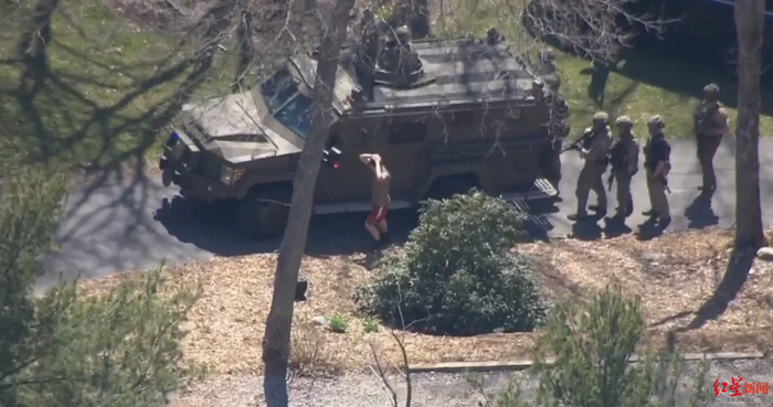 ↑特谢拉被捕现场画面