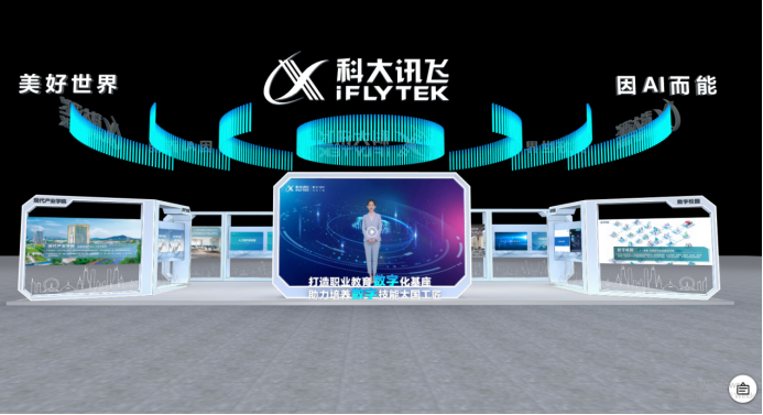 图:科大讯飞展厅