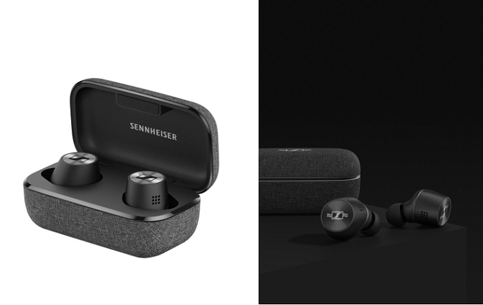 （左：森海塞尔MOMENTUM真无线二代 右：森海塞尔MOMENTUM 真无线二代75周年限量版）