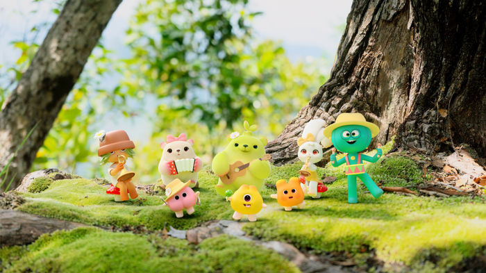 （上图是萌芽熊家族的成员）