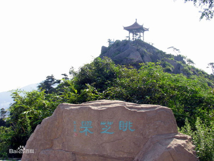 ↑塔山风景区内的三和塔 图据网络