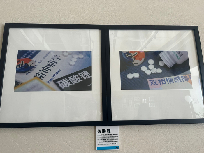 精神障碍展现场展品。图/九派新闻　王怡然