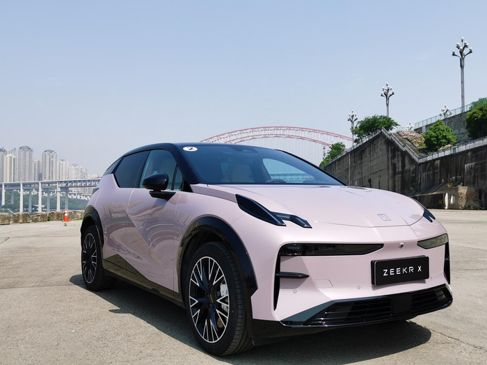 极氪X外观设计。 华龙网-新重庆客户端 杨翔然 摄