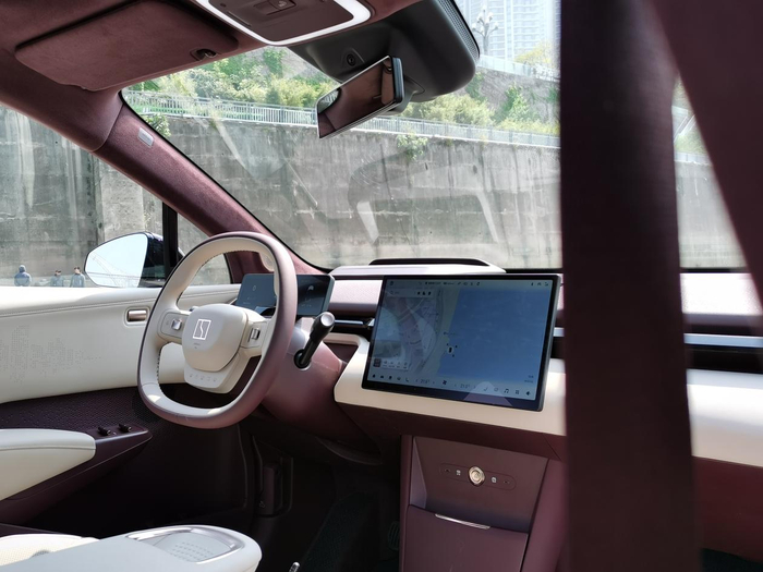 极氪X内饰设计。 华龙网-新重庆客户端 杨翔然 摄