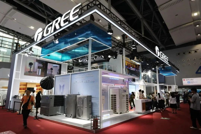 格力电器展台。钟凡/摄