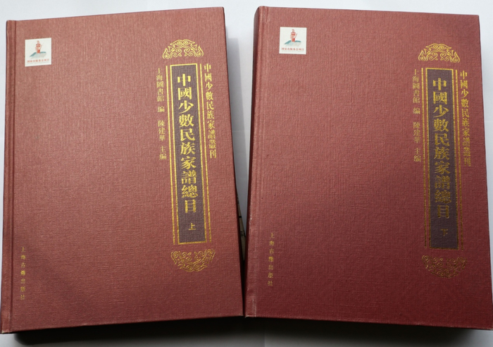 ▲陈建华主编的《中国少数民族家谱总目》。