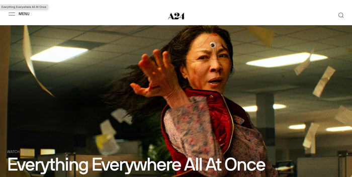 《瞬息全宇宙》 图片来源：A24官网截图