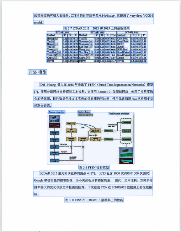 合合信息智能文字识别服务平台对存在图片、表格的复杂文档进行识别