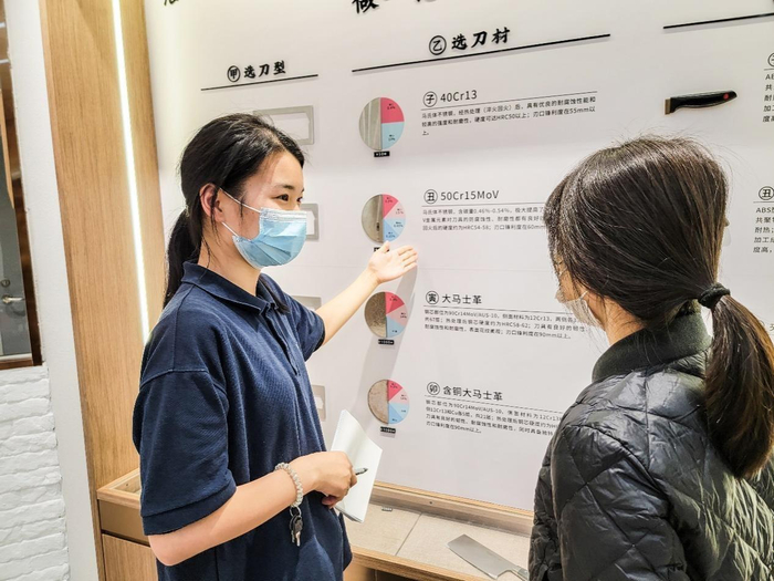 （张小泉杭州龙湖滨江定制刀具体验店）