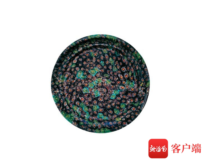 　　千花纹盘。 海南省博物馆供图