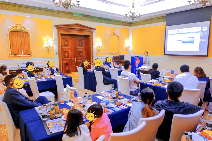 美国CMB区域中心中国区负责人Shelley女士现场分享