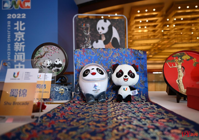 ▲蓉宝和冰墩墩