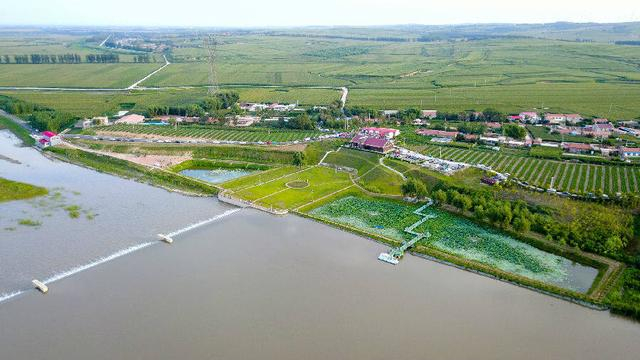 橡胶坝生态蓄水工程（法库宣 摄）