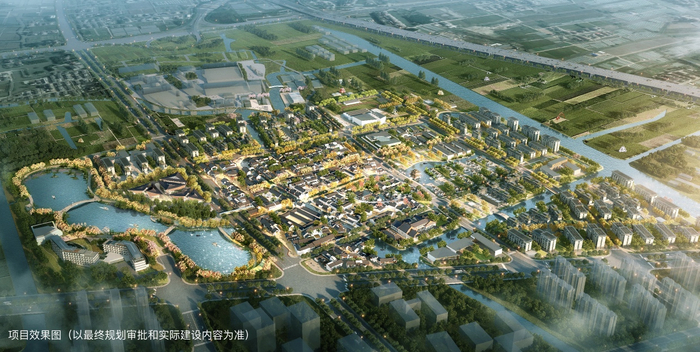 召稼楼“城中村”改造项目总体效果图。闵行区供图