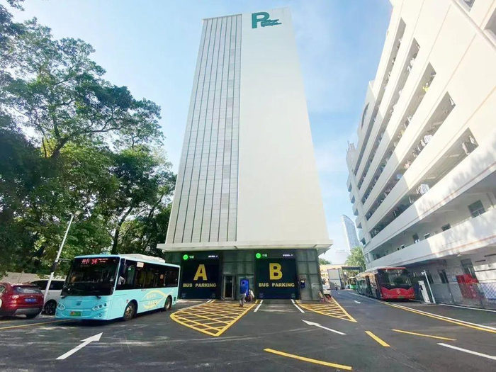 下沙智慧公交车库。