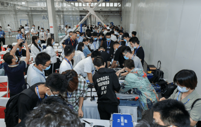 2021全国无人机创新技能大赛现场图