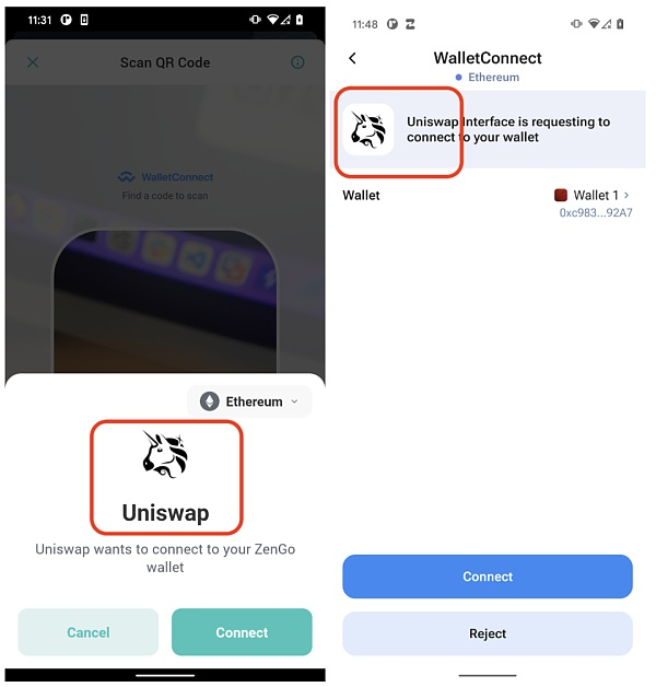Modal Phishing：连接到Zengo和1Inch钱包的虚假DApp