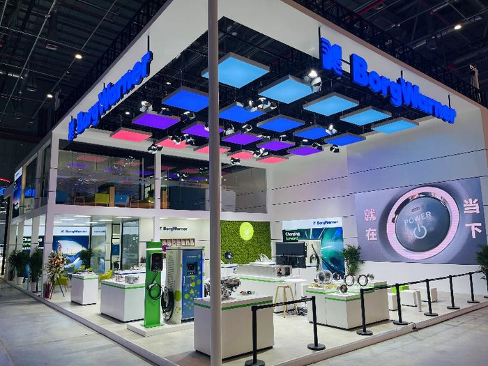 2023上海车展博格华纳展台