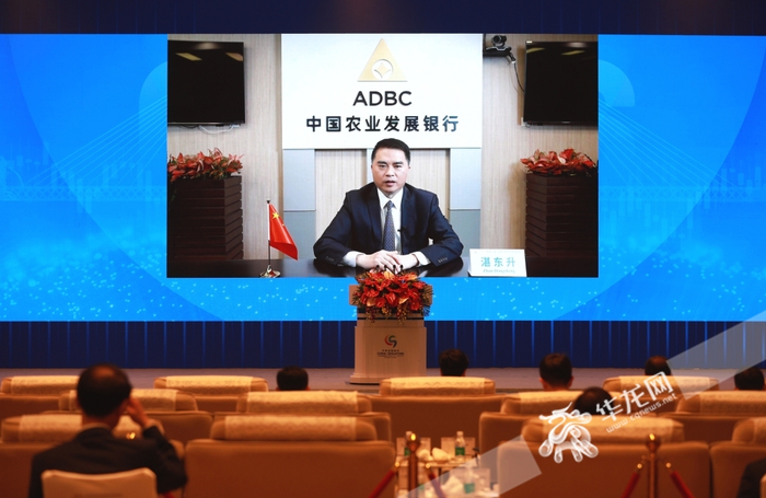 中国农业发展银行行长湛东升。华龙网-新重庆客户端首席记者 李文科 摄