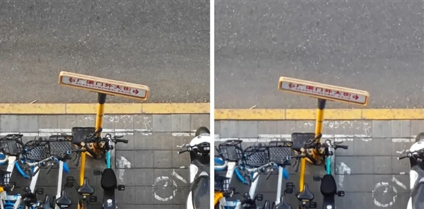 ▲上图100%裁切，左：小米13Ultra，右：小米12SUltra。