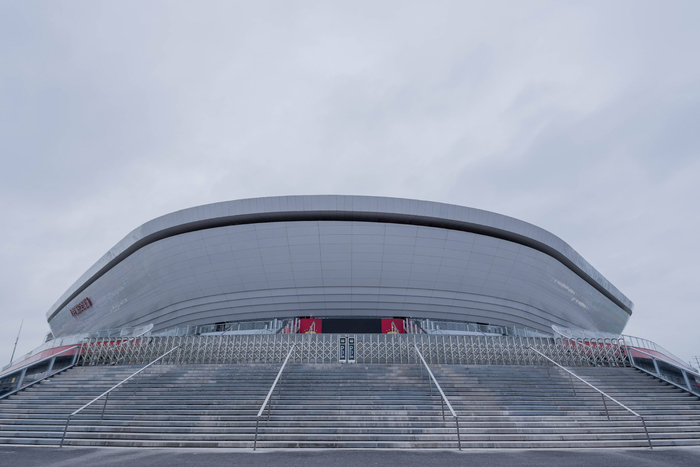 上海海港足球俱乐部将于4月22日下午在新主场上汽浦东足球场迎来首秀。本文图片由 浦东公安 供图