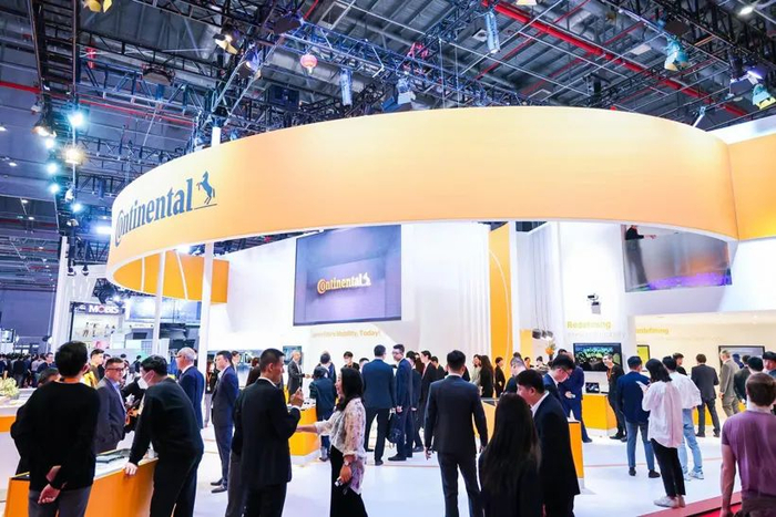 2023上海车展大陆集团展台（图片来源：大陆集团）