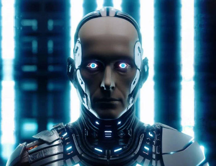 赛博格（机械化有机体）概念图。图/wiki