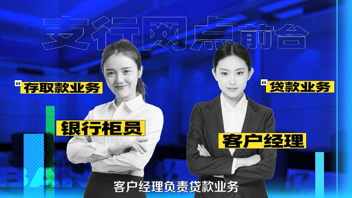 支行网点前台的工作