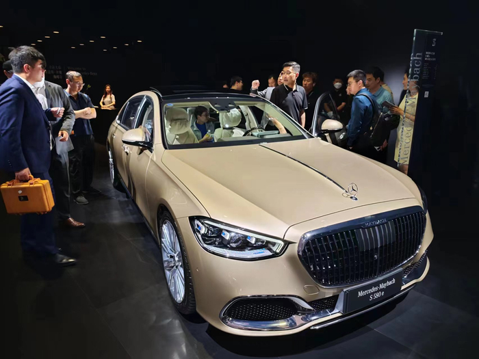电动迈巴赫 图片来源：时代财经 摄