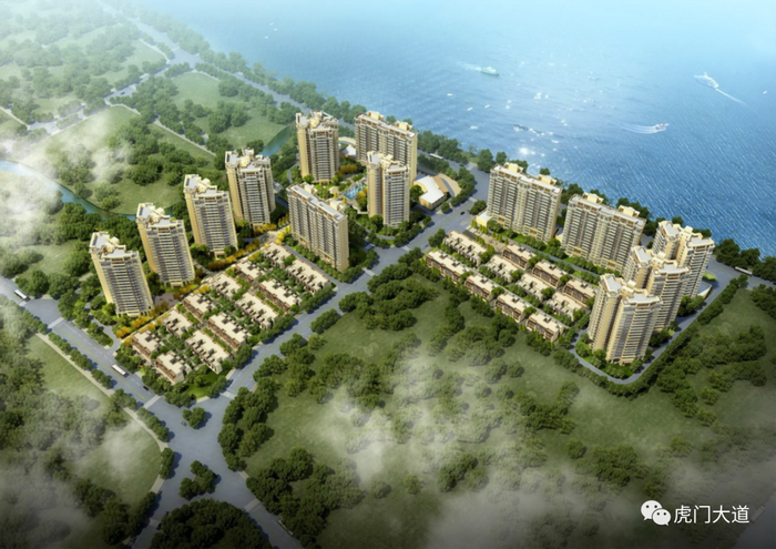 ▲海怡花园效果图（图源：鼎峰地产官网）