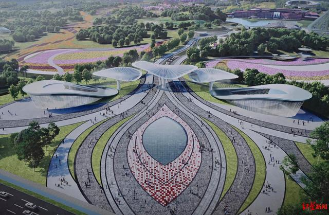 ▲成都世界园艺博览园效果图