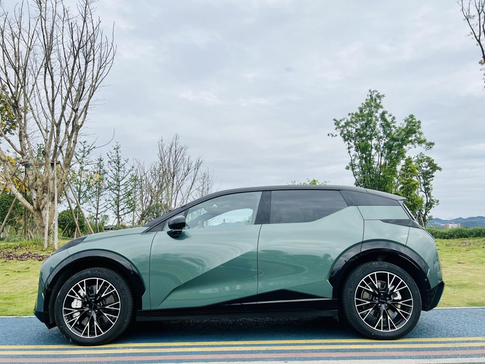 极氪X车身设计。 华龙网-新重庆客户端 许川 摄