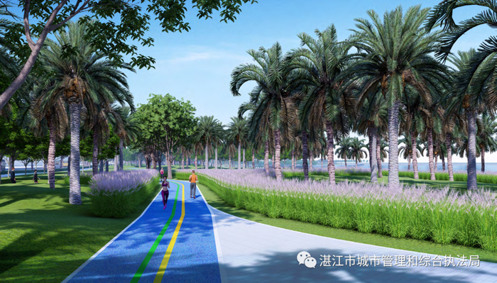 （步道改造后效果图）