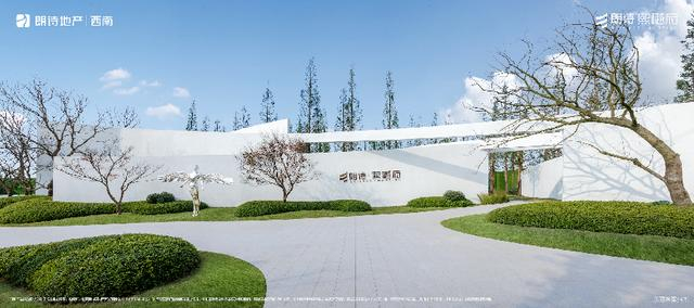 ▲朗诗熙樾府示范区实拍图