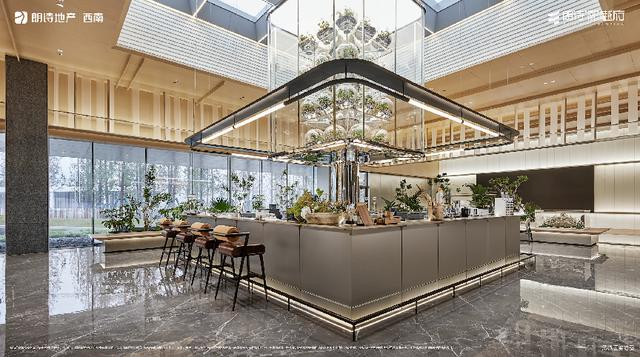 ▲朗诗熙樾府示范区实拍图