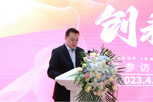 永和食品集团董事长林建雄先生致欢迎辞