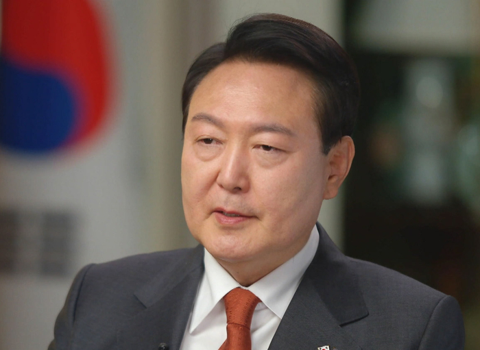 尹锡悦受访视频截图 图自NBC