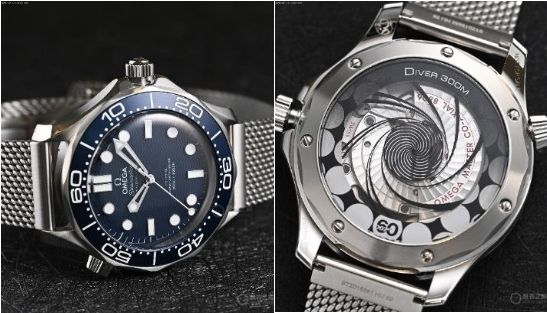 海马系列300米潜水表詹姆斯·邦德60周年纪念版精钢款