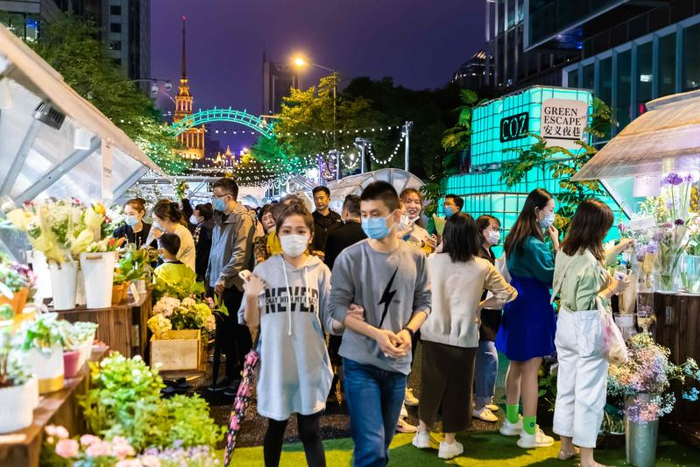 分时段步行街——安义夜巷。（资料照片）