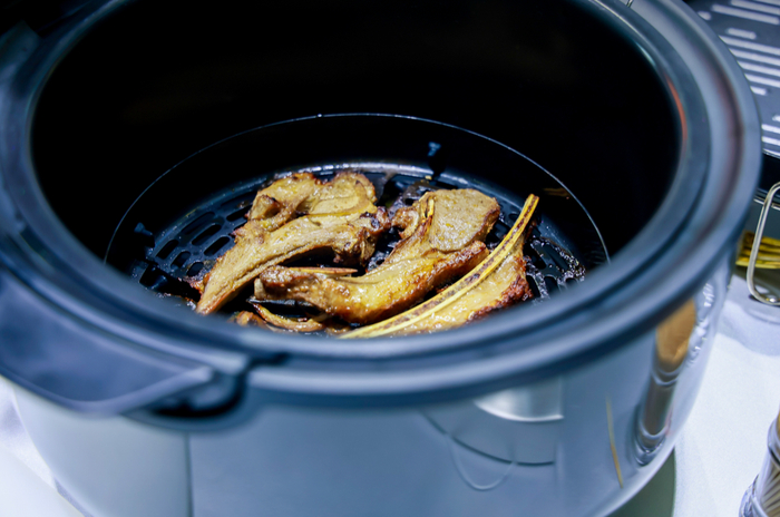 九阳速嫩烤空气炸锅制作的美食，色香味俱全