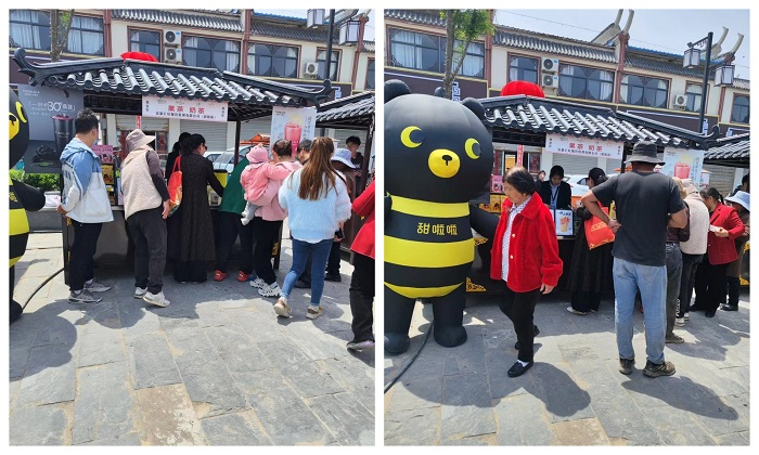 甜啦啦品牌展示区