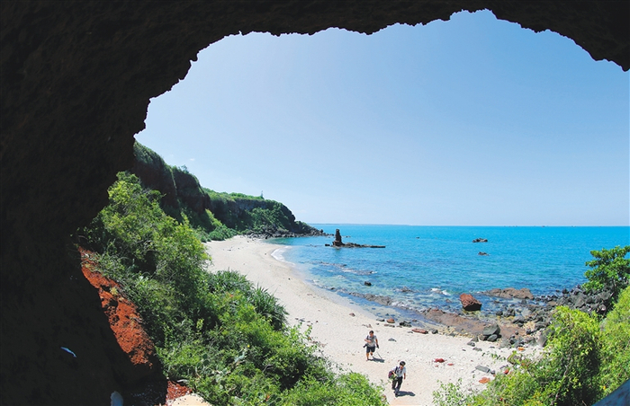 儋州市峨蔓湾。 海南日报记者 苏晓杰 摄